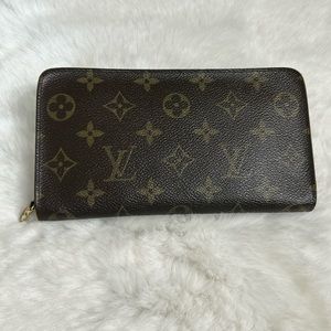 Louis Vuitton Monogram Porte Monnaie Zippy Long Wallet VINTAGE